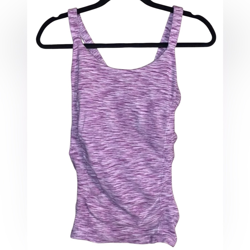 Athleta Sz Medium Ruched Sides Tank in very good condition